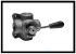 Drehschieberventil  4/3 Wege 3/8"; Type: IDF4V02 ... ... (frei wählbar)