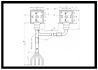 2 Würfelstecker DIN 43650 mit anvulkanisiertem Kabel; Type: CA21 24A3W 524 30000