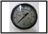 Manometer 100 mm G 1/2" hinten exentrisch p= 0-600 bar Glyzerin gefüllt