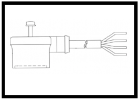 Würfelstecker DIN 43650 mit anvulkanisiertem Kabel; Type: CC11 21A2H524MT1001