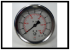 Manometer 100 mm G 1/2" hinten p= 0-10 bar PSI Glyzerin gefüllt