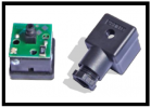 Würfelstecker DIN 43650 transparent; Type: VC13 23A2R 3 00 S