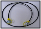 Meßschlauch DN 2; Type: SMA 3 / SMA 3 - 1200 lang