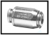 Drosselrückschlagventil mit axialer Verstellung 1/4"; Type: VRF01C