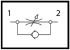 Drosselrückschlagventil mit axialer Verstellung 1/2"; Type: VURF120