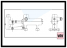 Handpumpe einfachwirkend mit Ablassventil; Rückschlagventil auf der Saug- und Druckseite ; Type: PM 50 (  )