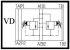 Zwischenplatte NG 10 mit DBV in P nach T; Type: D-ZDB10VP2-4X/315V
