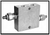 Druckbegrenzungsventil einstellbar (Doppelschockventil) 3/4"; Type: VBDC-...-80-04-...-... (frei wählbar)