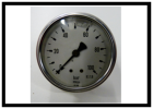 Manometer 63 mm G 1/4" hinten p= 0-100 bar Glyzerin gefüllt