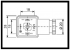Würfelstecker DIN 43650 transparent(Gleichrichter); Type: VC13 33H8R 3 00 S