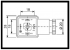 Würfelstecker DIN 43650 transparent; Type: VC13 23A2R 3 00 S