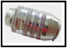 Drosselrückschlagventil mit axialer Verstellung 1/2"; Type: VURF120