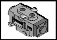 6/2 Wegeventil; Type:KV-6K/2-6-H-3/8"-G1/4