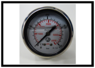 Manometer 63 mm  G 1/4" hinten p= 0-400 bar Glyzerin gefüllt
