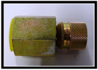 Manometeranschluss-Verschraubung; Type: MDA 1620-G1/2-OR-NBR-FB